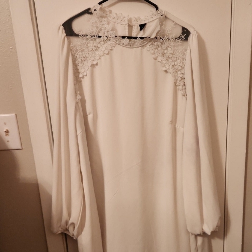 White Lace Dress